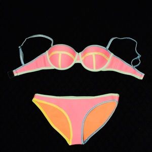 TRIANGL- NEON colored top and bottom🏝